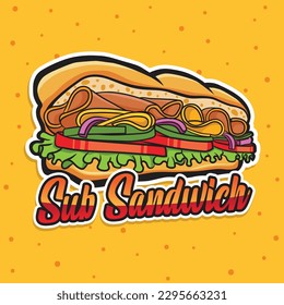 The Sandwich Logo Design. Cool Sandwich Logo