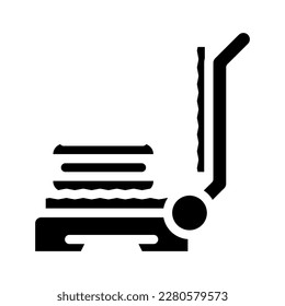 sandwich maker home accessory glyph icon vector. sandwich maker home accessory sign. isolated symbol illustration