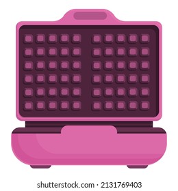 Sandwich maker icon cartoon vector. Waffle iron. Electric house