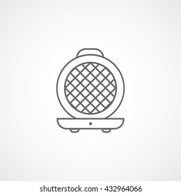 Sandwich Maker Icon On White Background