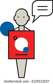 Vector aislado que se puede modificar o editar fácilmente