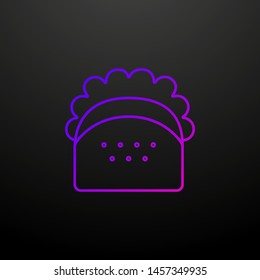 A sandwich nolan icon. Elements of food and drink set. Simple icon for websites, web design, mobile app, info graphics