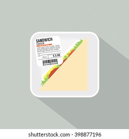 Sandwich Pack Vector Illustration