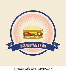 sandwich retro label