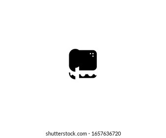 Sandwich vector flat icon. Isolated fast food sandwich emoji illustration 