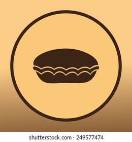 Sandwich vector icon 