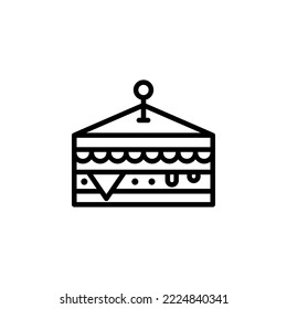 sandwich vector icon. bakery icon outline style. perfect use for logo, presentation, website, and more. simple modern icon design line style