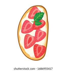 Sandwich vector icon.Cartoon vector icon isolated on white background sandwich.