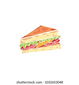 Sandwich Vector Illustration