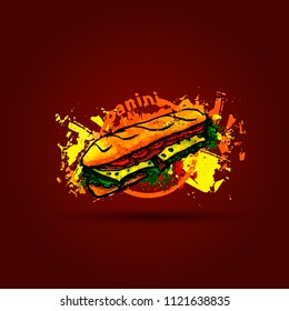 Sandwich vector illustration