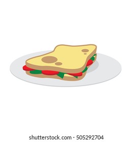 Sandwich Vector Illustration
