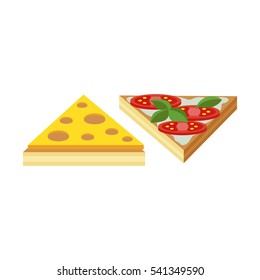 Sandwich vector illustration.