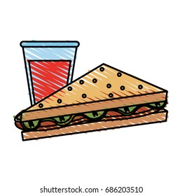 sandwich vector illustration