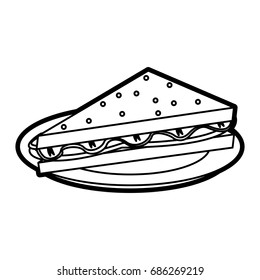 sandwich vector illustration