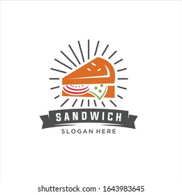  Logotipo de comida rápida de colección de Sandwich Vector. Sándwiches, perritos calientes, bocadillos ilustrativos. Colección de comidas rápidas de época. Bar de aperitivos, iconos del restaurante de la calle.