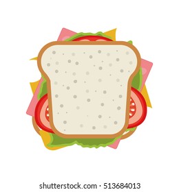 sandwich with vegetables