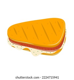 sandwich vegetarian food icon isolated