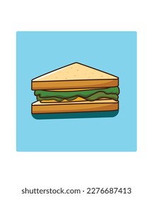 sandwich. web icon simple illustration