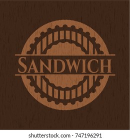 Sandwich wood emblem