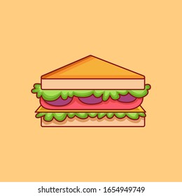 sandwich,fastfood illustration,sandwich icon,delicious food,sandwich vector