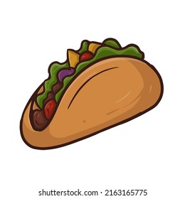 Sandwitch Fast food vector illustration