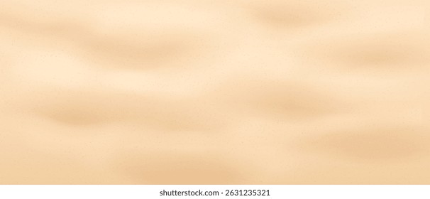 Sandy background, top view. Abstract soft beige gradient background with smooth transitions. Gentle and neutral tones create a calm and soothing atmosphere. Ideal for web or print design.