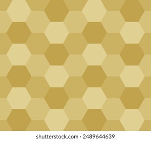 sandy brown honeycomb. vector seamless pattern. geometric repetitive background. hexagon shapes. fabric swatch. wrapping paper. decorative art. continuous design element for textile, home decor, linen