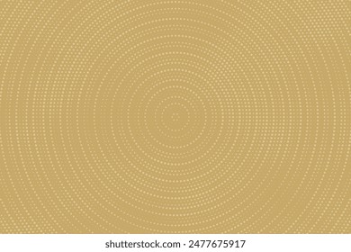 Sandy brown radial pop art retro background with halftone in comics style background. Abstract halftone background fit for social media post, presentation banner, poster, flyer, business card etc.