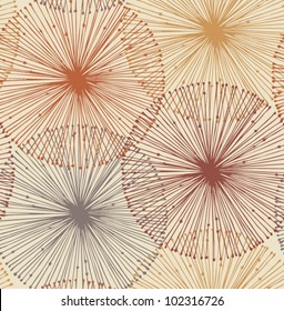 Sandy and orange radial elements. Seamless background for patterns, cards, textile, wallpapers, web pages