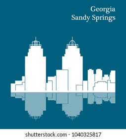 Sandy Springs, Georgia ( City Skyline )