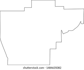 Sangamon County Map In State Of Illinois