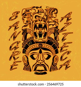 Sangre Azteca - Sangre Azteca - Azteca Orgullo - texto español - diseño de tatuajes