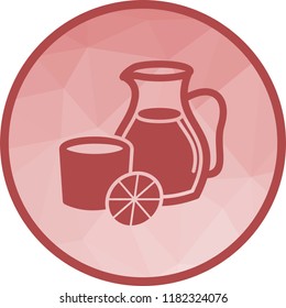 Sangria, red, juice