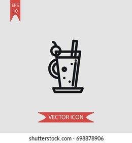 Sangria vector icon, illustration symbol