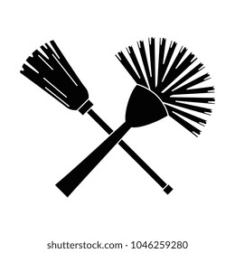 sanitary brush with mop