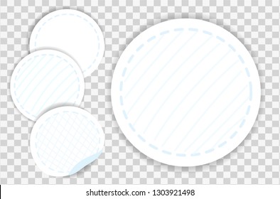 Sanitary Cotton Soft Pad Flat Illustration Set