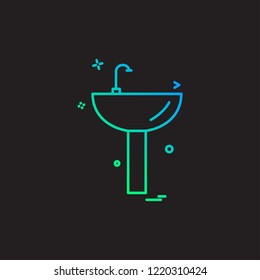 Sanitary icon design vector 