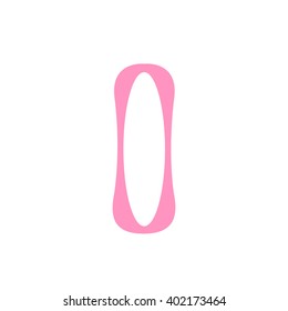 sanitary napkin icon. vector illustration