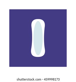 sanitary napkin icon. vector illustration
