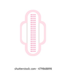 sanitary napkin icon. vector illustration
