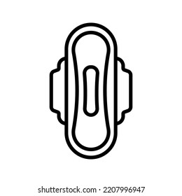 Sanitary pad icon. vector illustration