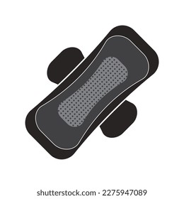 sanitary pad icon vector illustration symbol design