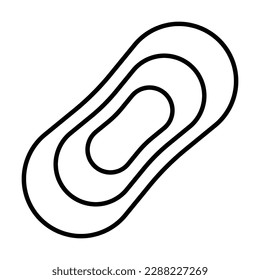 icono de toallas sanitarias, vector sanitario, ilustración de toallas