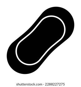 Monatsbinden-Symbol, Sanitärvektor, Padtgrafik