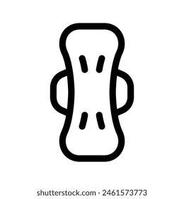Ilustración de diseño de símbolo de Vector de icono de almohadilla sanitaria
