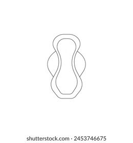 sanitary pad vector type icon