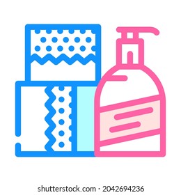 sanitary product department color icon vector. sanitary product department sign. isolated symbol illustration