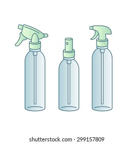 Sanitary Spray Bottles Set