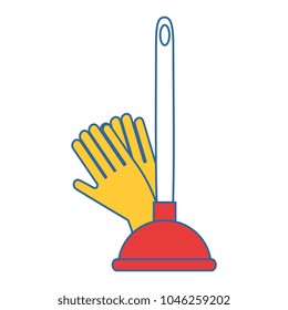 sanitary suction suck with gloves