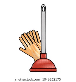 sanitary suction suck with gloves